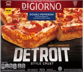 Detroit style crust pizza